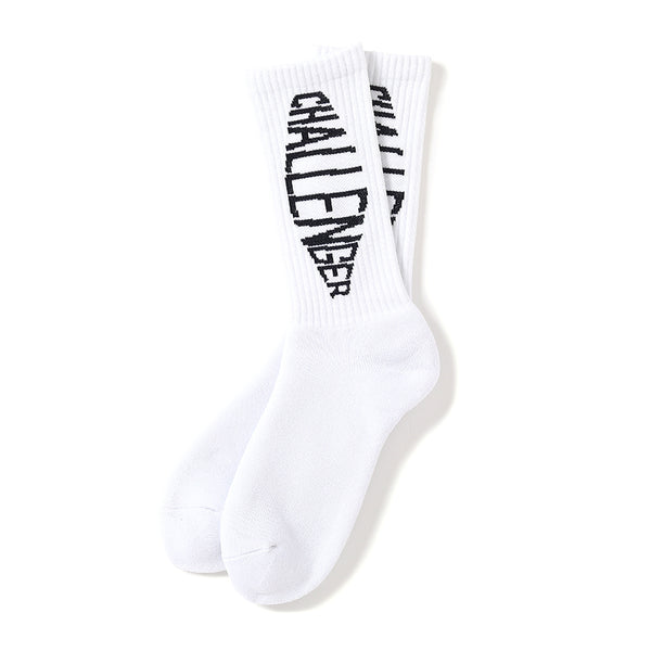 CHALLENGER - FISH LOGO SOX  - WHITE