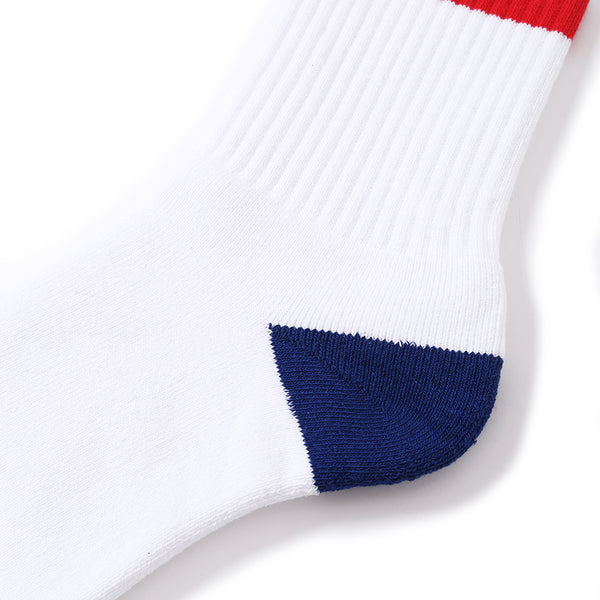 CHALLENGER - CLASSIC LOGO SOX  -  WHITE