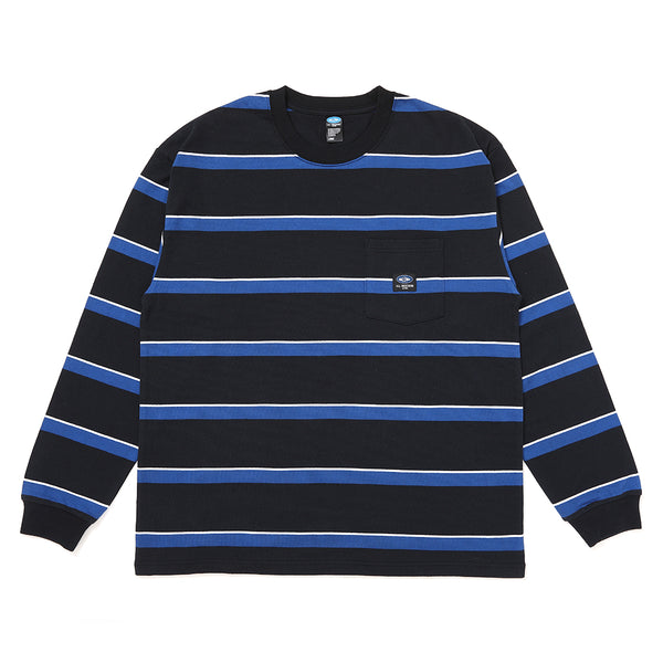 CHALLENGER - L/S AUTHENTIC BORDER TEE - BLACK