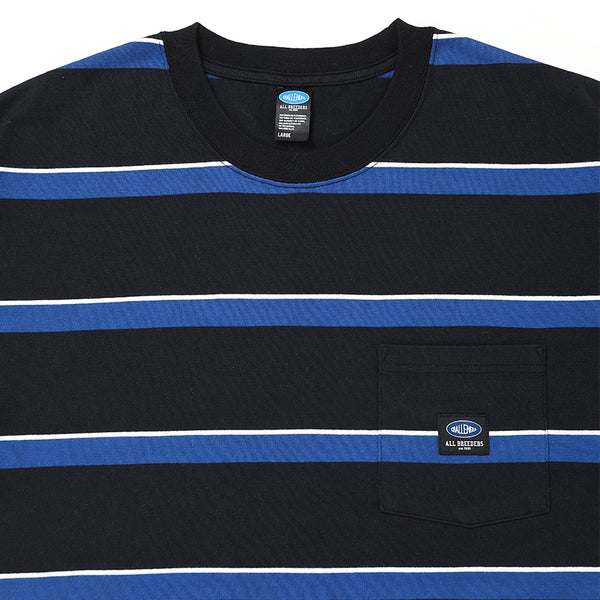 CHALLENGER - S/S AUTHENTIC BORDER TEE - BLACK
