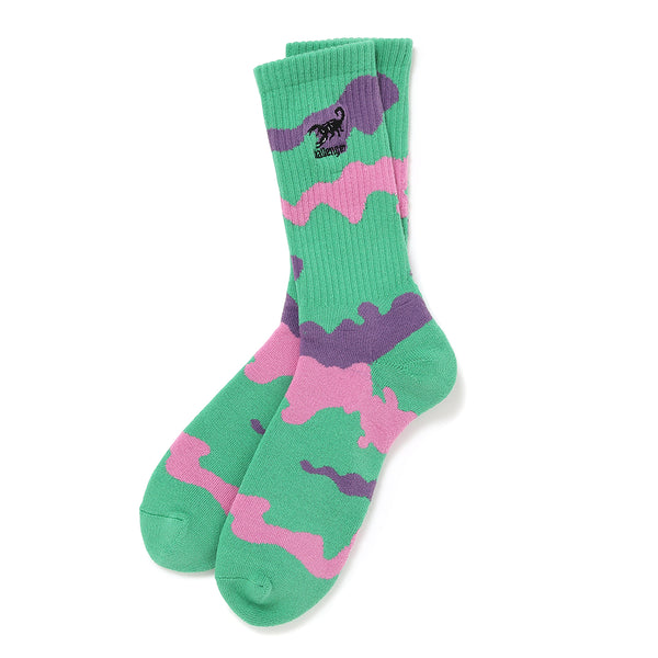 CHALLENGER - CAMO SOCKS - MINT CAMO