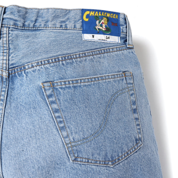 CHALLENGER - DENIM PANTS - WASHED INDIGO