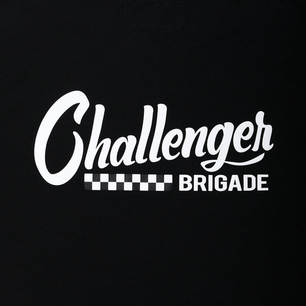 CHALLENGER - L/S CHECKER TEE - BLACK