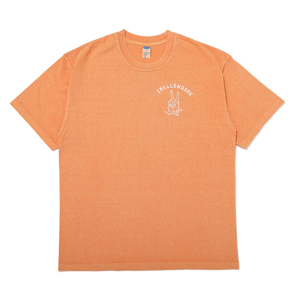 CHALLENGER - PIGMENT PEACE TEE - LT ORANGE