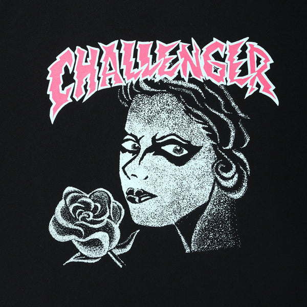 CHALLENGER - L/S PUNK GIRL TEE - BLACK