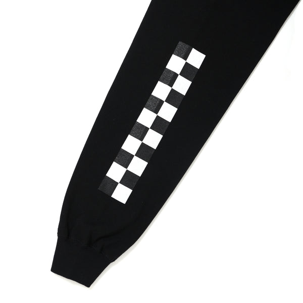 CHALLENGER - L/S CHECKER TEE - BLACK