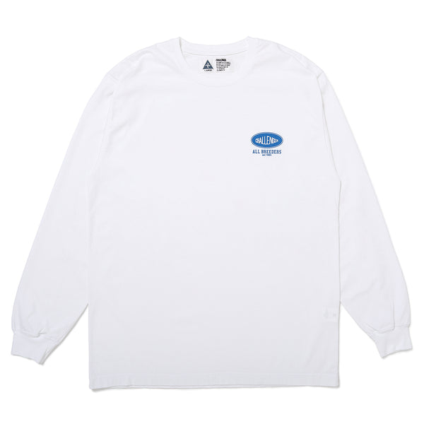 CHALLENGER - L/S ROSE BANDANA TEE - WHITE
