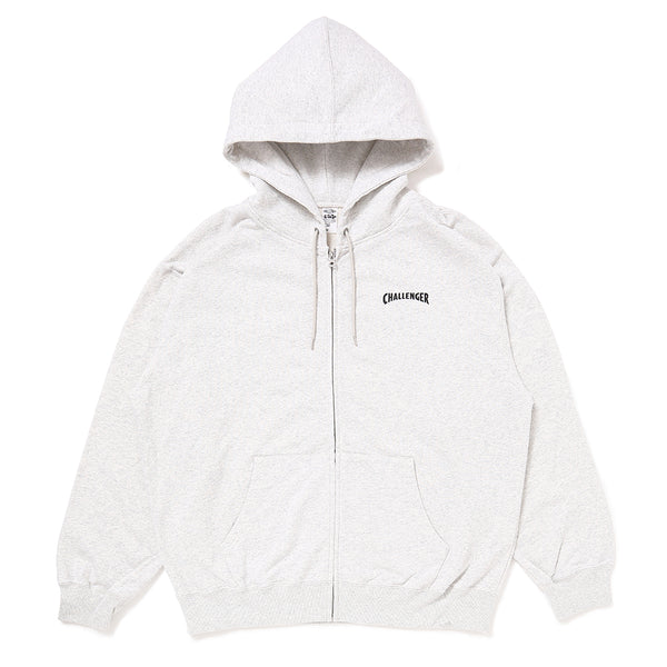 CHALLENGER - HEY DUCK ZIP HOODIE - GRAY