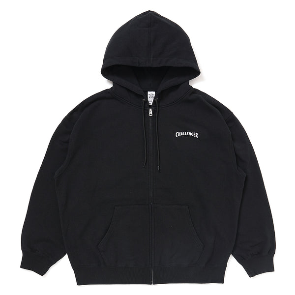 CHALLENGER - HEY DUCK ZIP HOODIE - BLACK