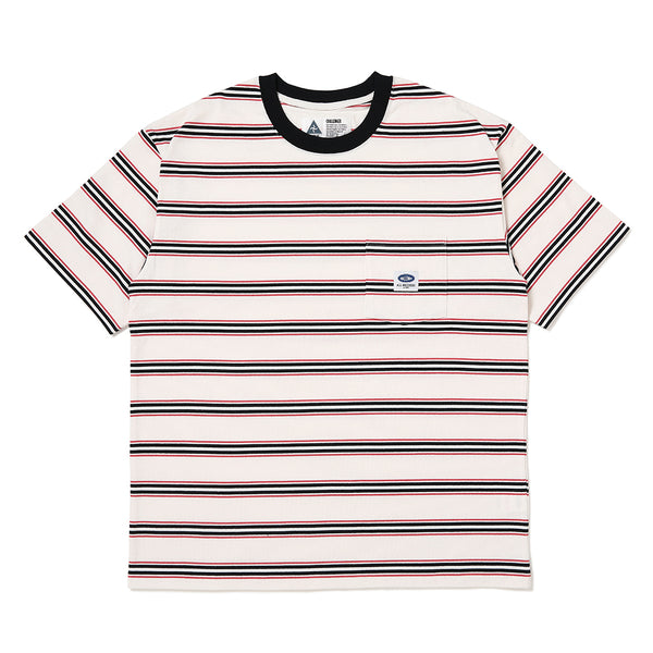 CHALLENGER - S/S AUTHENTIC BORDER TEE - WHITE