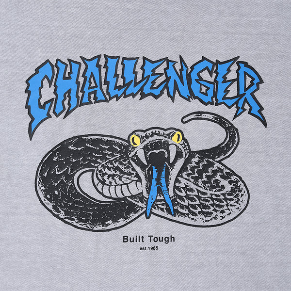 CHALLENGER - L/S PIGMENT SNAKE TEE - GRAY