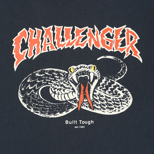 CHALLENGER - PIGMENT SNAKE TEE - PEPPER BLACK