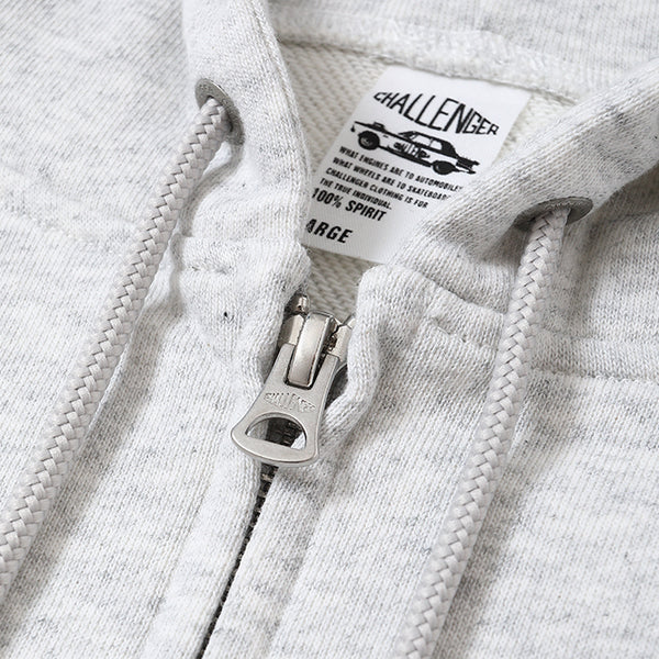 CHALLENGER -BRIGADE ZIP HOODIE - GRAY
