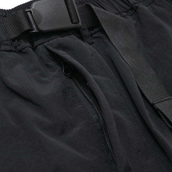 CHALLENGER - NYLON BASIC SHORTS - BLACK