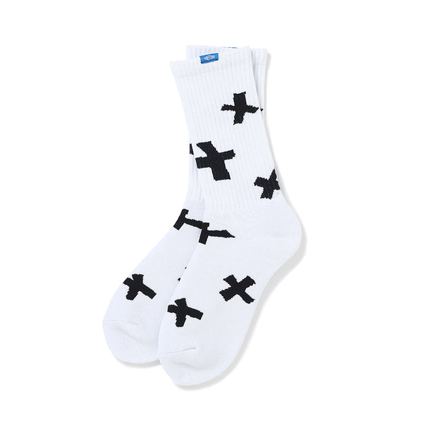 CHALLENGER - CROSS SOCKS - WHITE