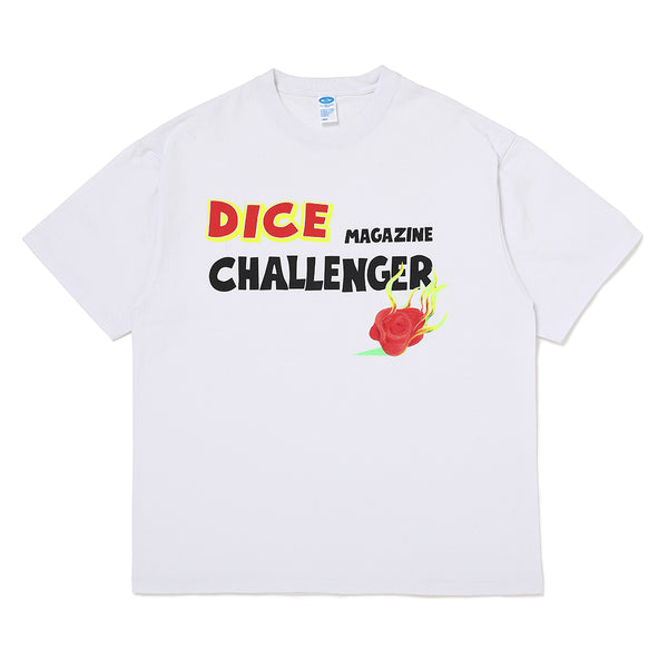 CHALLENGER - S/S DRY DICE TEE - WHITE