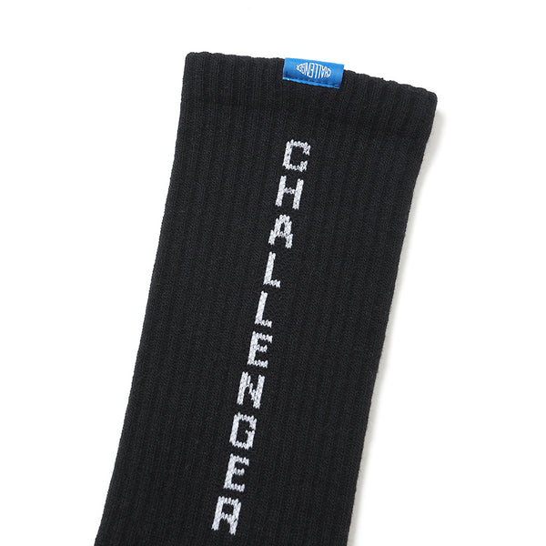 CHALLENGER - LOGO SOCKS - BLACK