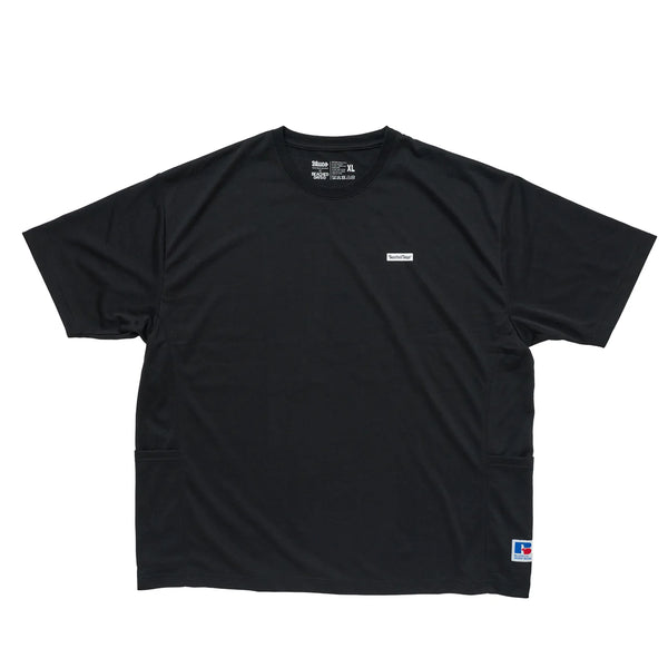 BEACHED DAYS × BLUCO - FUNCTIONAL SIDE POCKET TEE - BLACK