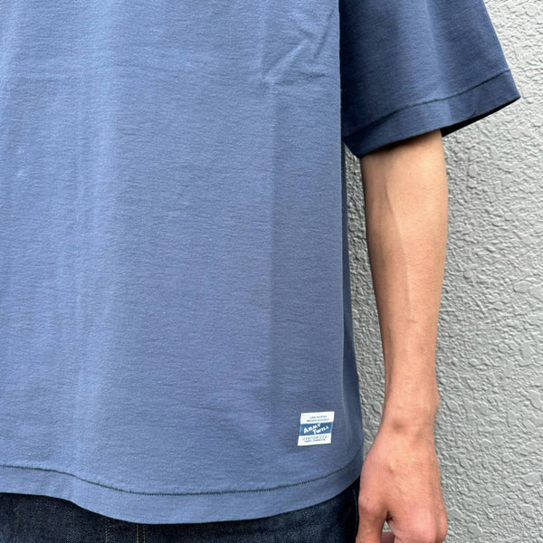 ARMY TWILL - BACK JERSEY HALF SLEEVE TEE - NAVY