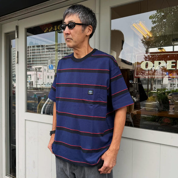 CHALLENGER - S/S AUTHENTIC BORDER TEE - NAVY