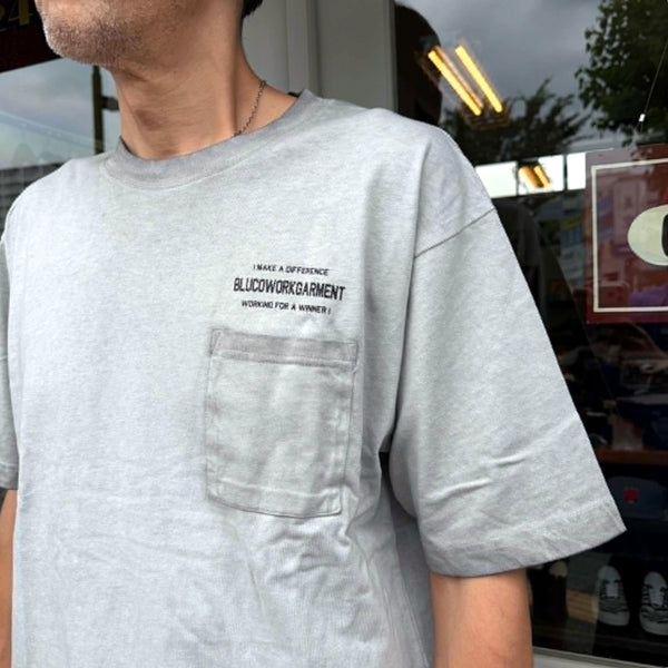 BLUCO - PIGMENT POCKET T-SHIRTS Ticket - GRAY