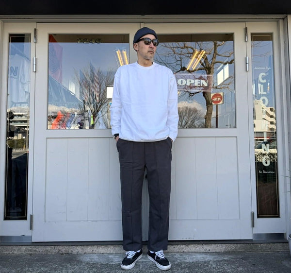 BIGMIKE - PIN TACK SWEAT PANTS - SUMI