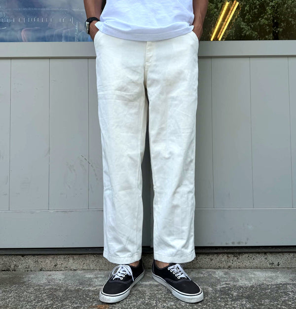 CHALLENGER - DENIM BAGGY PANTS - OFF WHITE