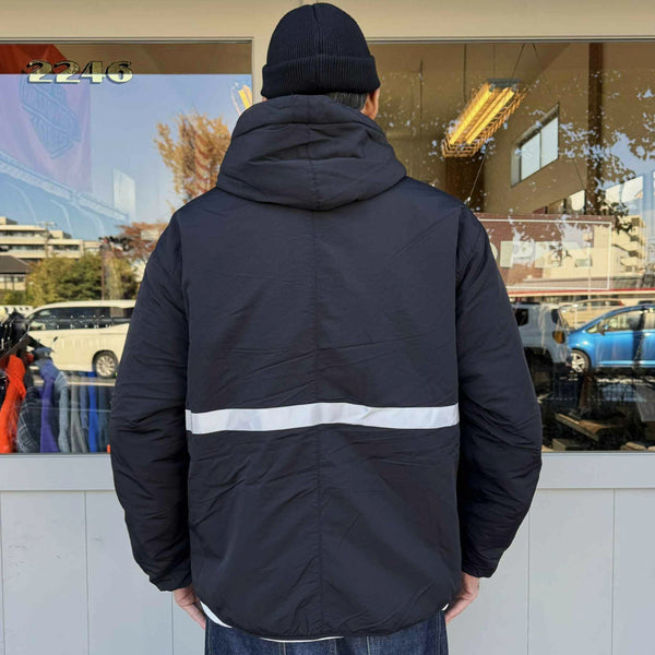 BLUCO - HOODED REFLECTOR JACKET - BLACK