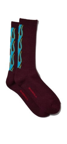 RADIALL - FLAMES - BURGUNDY