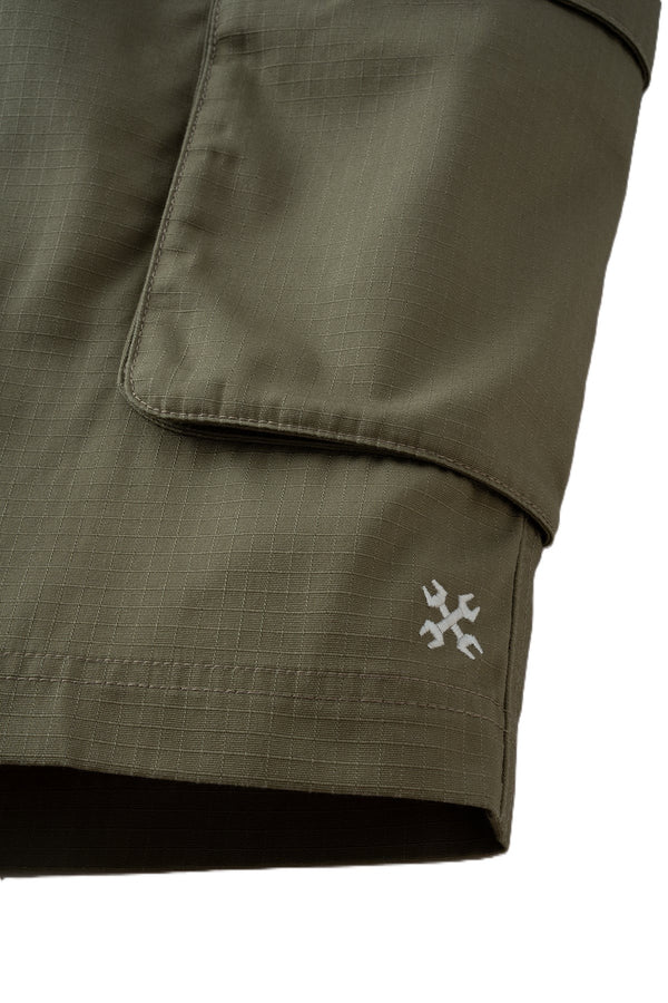 BLUCO - RIPSTOP CARGO SHORTS - OLIVE