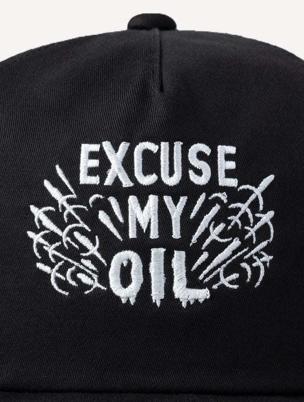 BLUCO - 5-PANEL STASH CAP OIL - BLACK