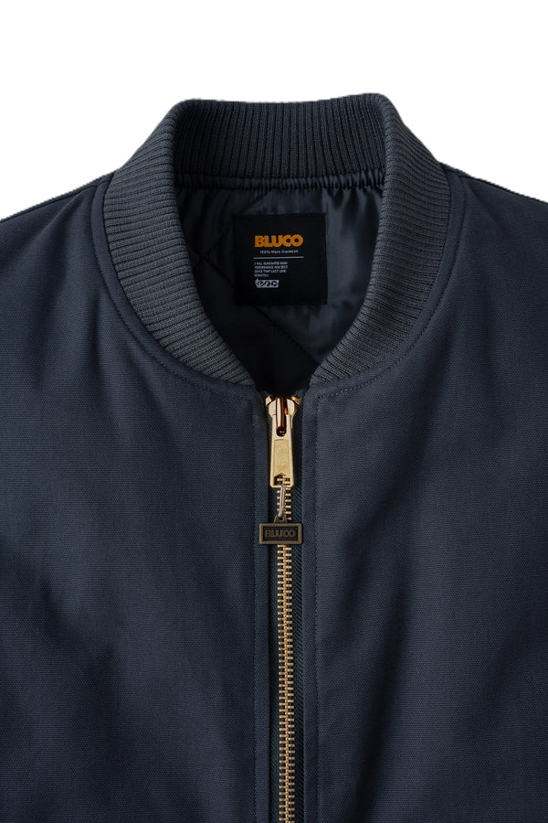 BLUCO - RIB COLLAR VEST  - CHARCOAL