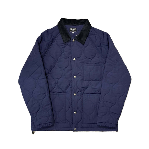 BIGMIKE - QUILTING COACH JACKET - NAVY