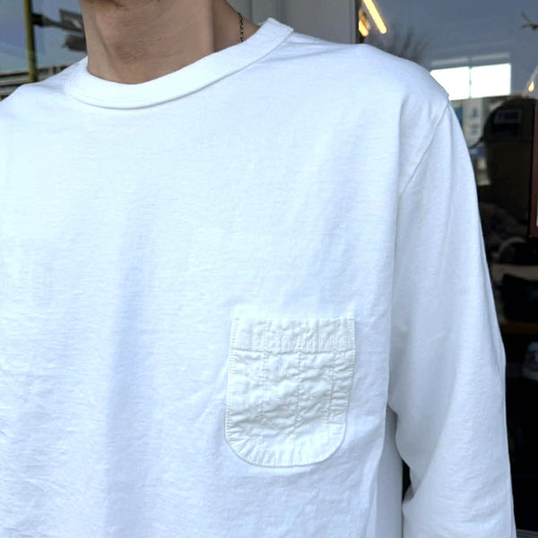 JACKMAN - QLT POCKET LS T-SHIRTS - WHITE