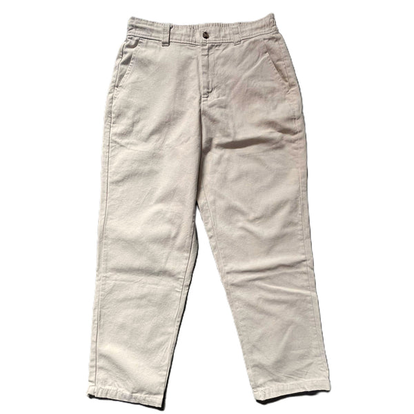 BIGMIKE - WASHED DUCK EASY PANTS - NATURAL