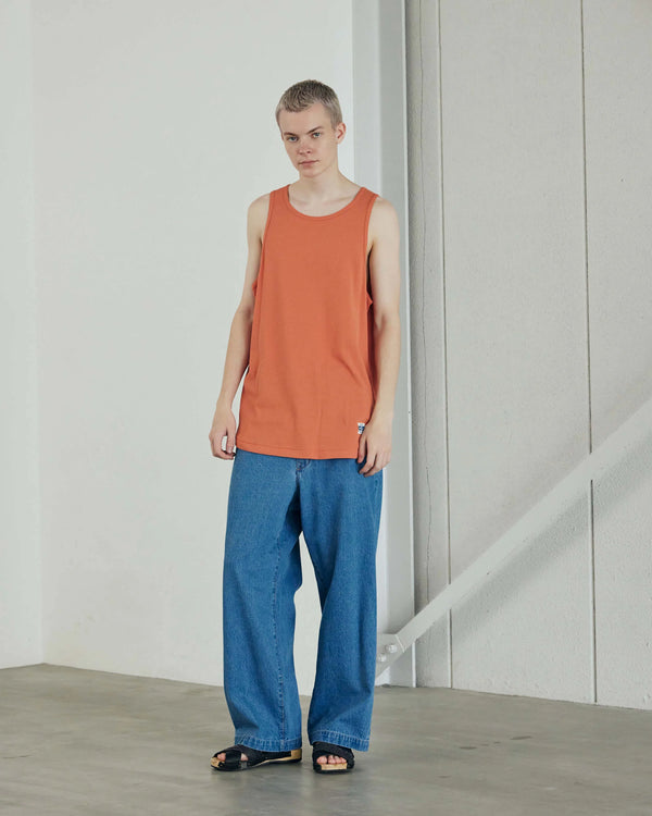 ARMY TWILL - LIGHT HONYCOMB TANK TOP - ORANGE