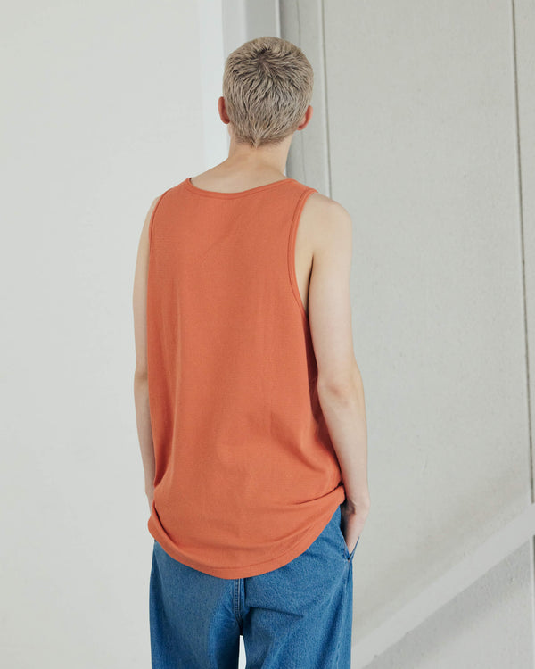 ARMY TWILL - LIGHT HONYCOMB TANK TOP - ORANGE
