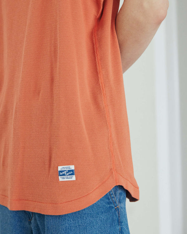 ARMY TWILL - LIGHT HONYCOMB TANK TOP - ORANGE