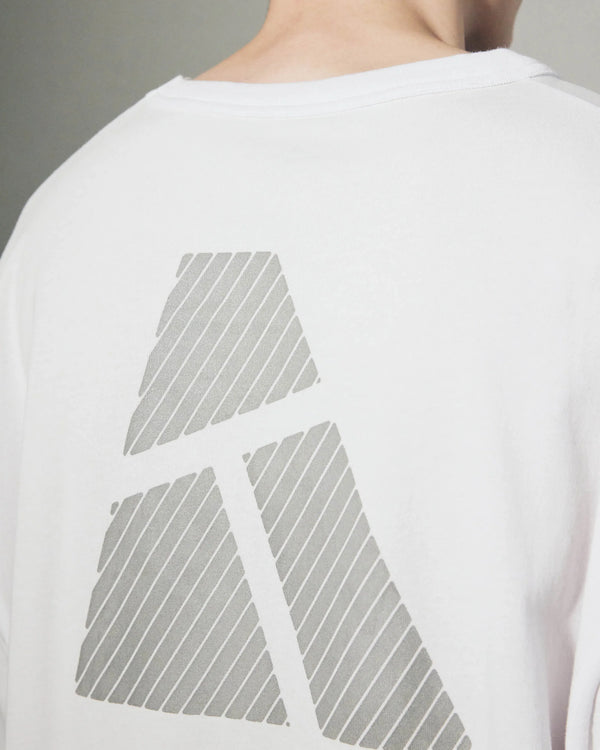 ARMY TWILL - 30/2 OE HALF SLEEVE PRINT TEE_AT - WHITE