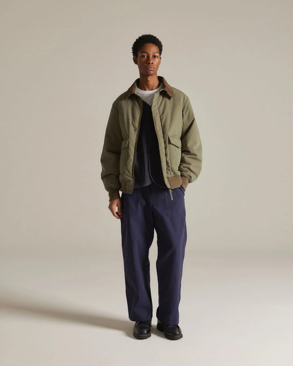 ARMY TWILL - COTTON NYLON BLOUSON - KHAKI