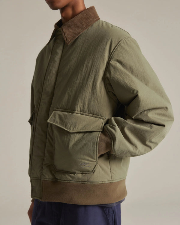ARMY TWILL - COTTON NYLON BLOUSON - KHAKI