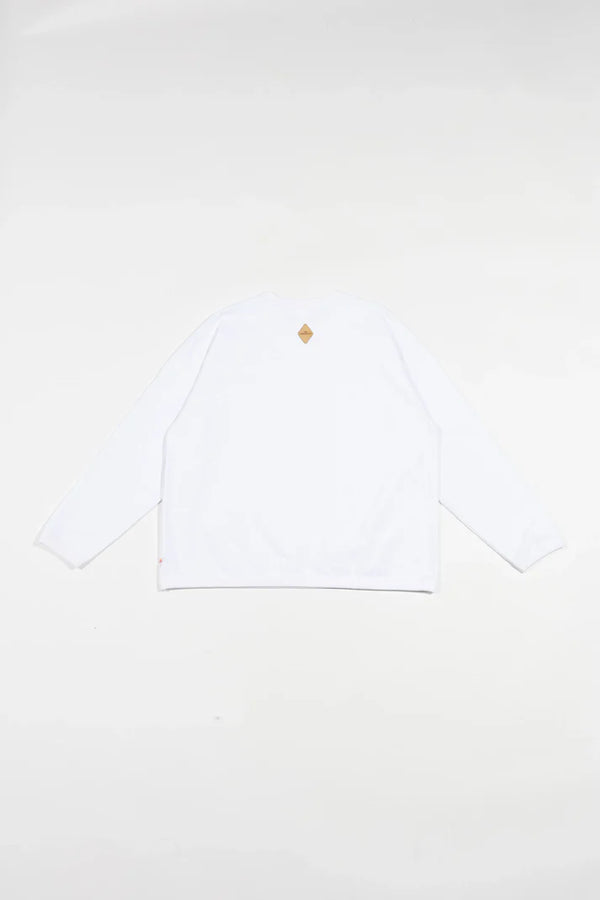 melple - THE AMERICAN RINGLER L/S - WHITE
