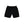 melple - 3.6 PILE SHORTS - BLACK