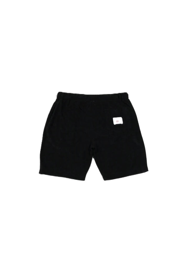 melple - 3.6 PILE SHORTS - BLACK