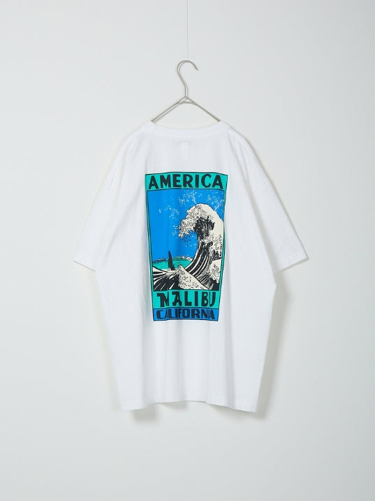 ILL ONE EIGHTY - AMERICAN WAVE TEE - WHITE