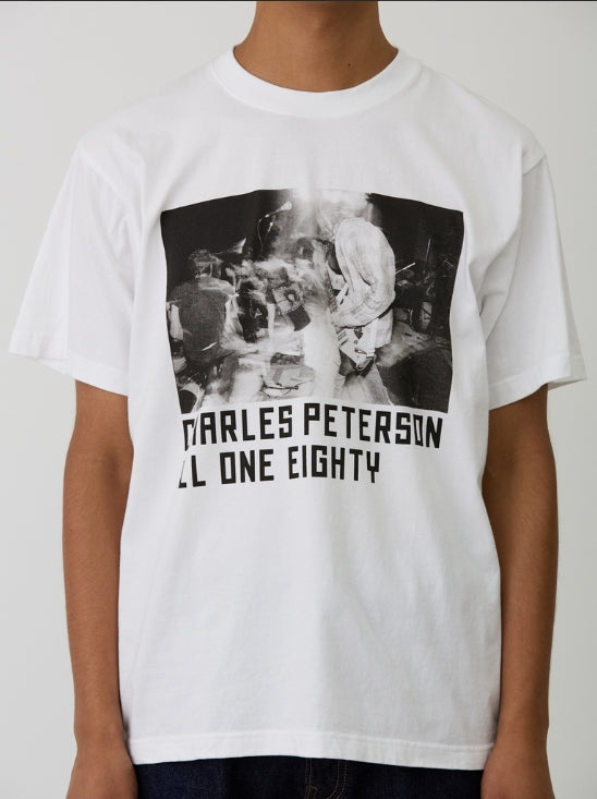 ILL ONE EIGHTY - CHARLES PETERSON S/S TEE (HUB2 KURT) - WHITE