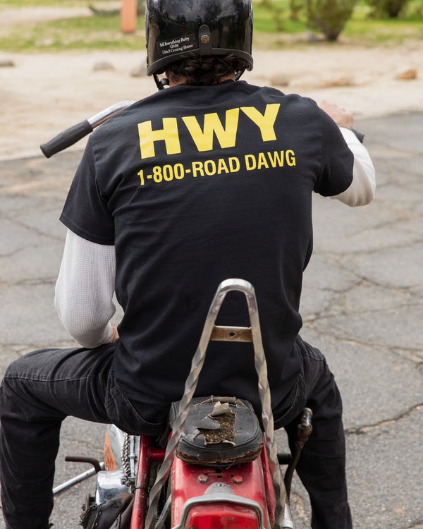 HWY - ROAD DAWG TEE - BLACK