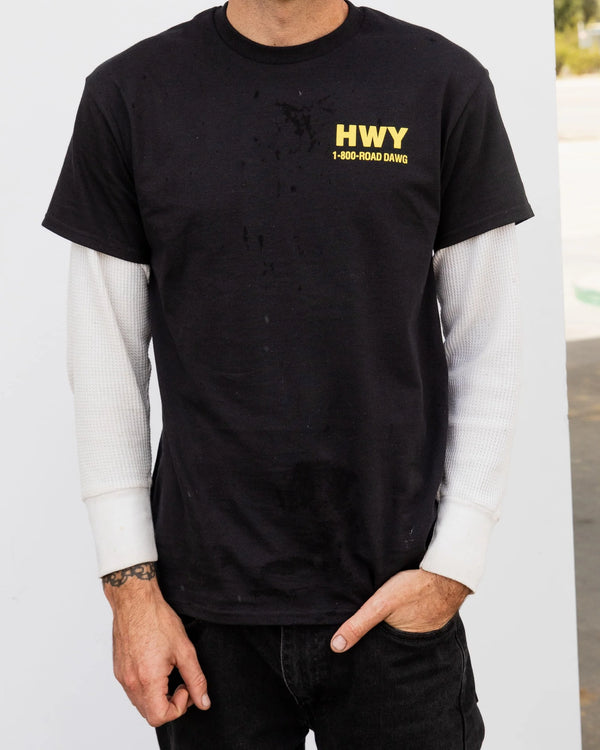 HWY - ROAD DAWG TEE - BLACK