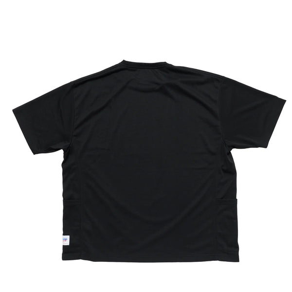 BEACHED DAYS × BLUCO - FUNCTIONAL SIDE POCKET TEE - BLACK