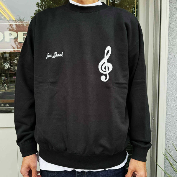 ILL ONE EIGHTY - PATHS OF RHYTHM CREW SWEATSHIRT - BLACK